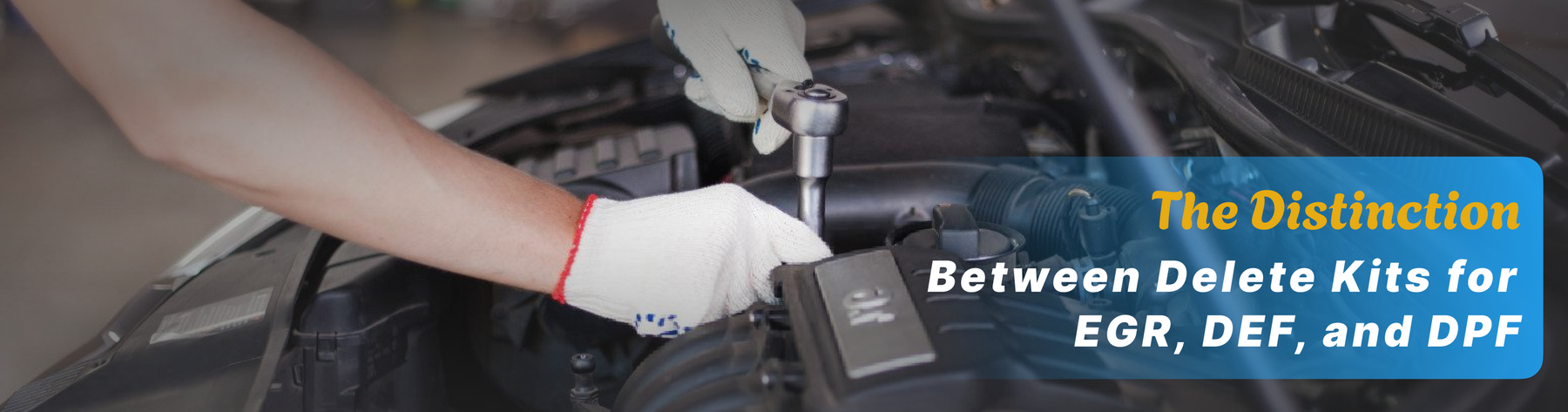 The Distinction Between Delete Kits for EGR, DEF, and DPF