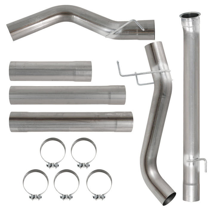 Seguler 4" DPF Delete Downpipe Back Exhaust for 2019-2024 6.7L Ram Cummins