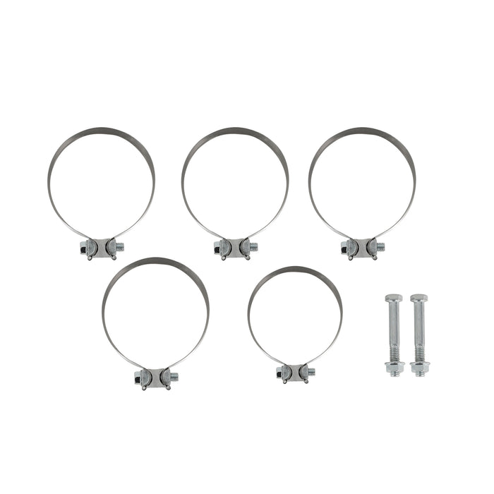 Seguler 5" Downpipe Back DPF Delete Pipe for 2008-2010 Ford 6.4L Powerstroke