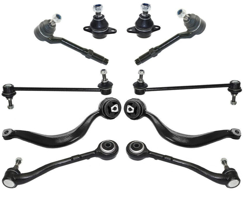 Seguler 2000-2006 BMW X5 E53 10PCS Front Control Arm Tie Rod Sway Bar Link Set Fit