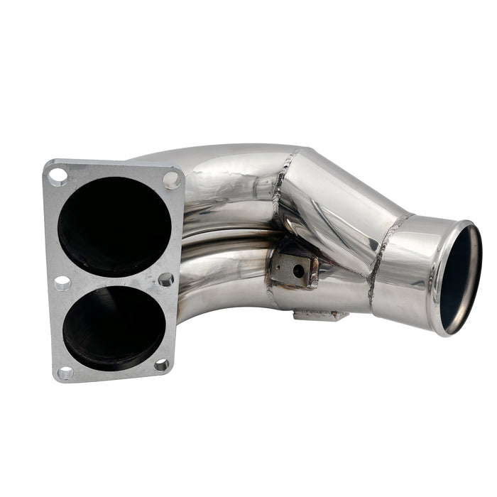 Seguler 2010-2018 6.7L Dodge Ram Cummins 3.5" High Flow Intake Manifold Elbow Horn Tube/EGR Throttle Cooler Valve