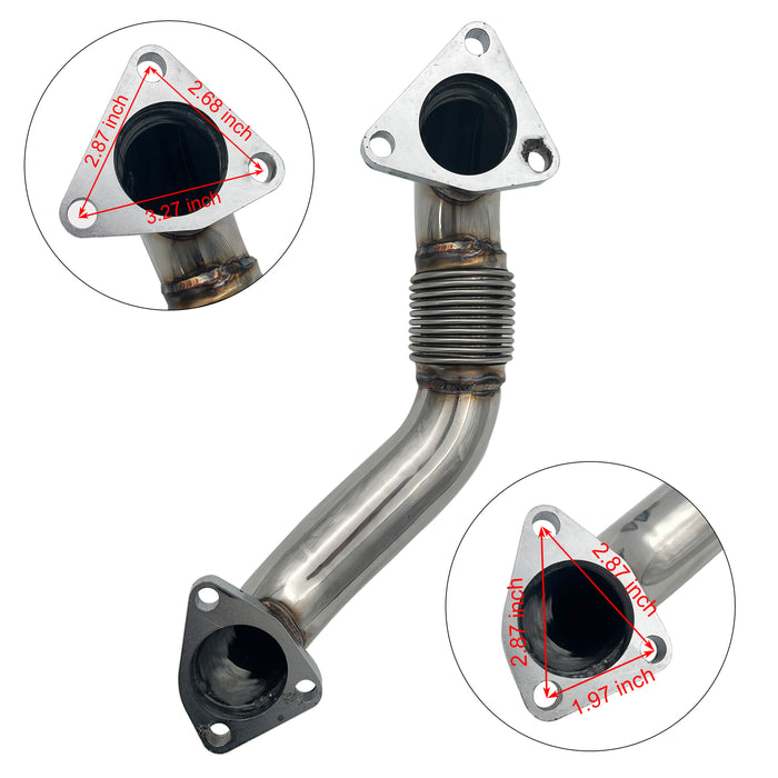 Seguler 2007.5-2010 6.6L Duramax LMM Passenger Up-Pipe & EGR Delete Kit w/intake