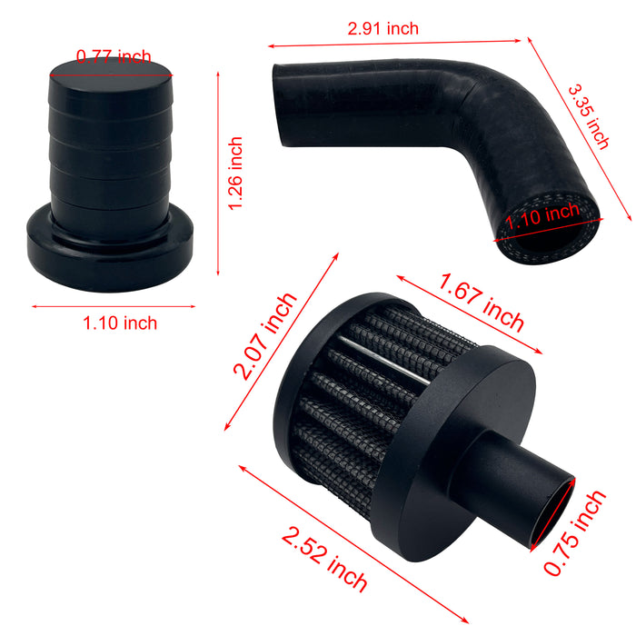 Seguler 5" Turbo Back DPF/CCV/EGR Cooler Delete Kit for 2013-2018 6.7L RAM Cummins