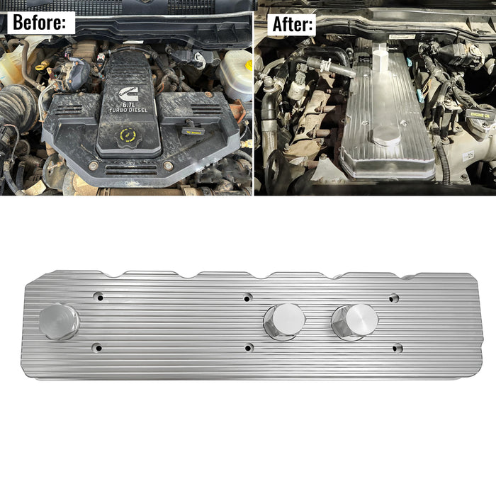 Seguler Billet Valve Cover for 2006-2024 5.9L/6.7L Dodge Ram  Cummins
