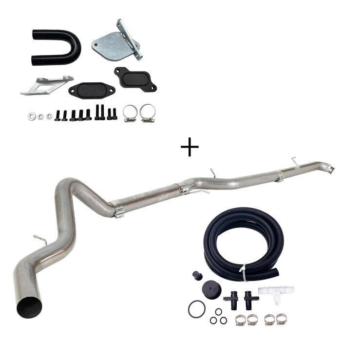 Seguler 4"/5" DPF Delete Dp-back & EGR delete kit for 2007.5-2010 6.6L Duramax LMM