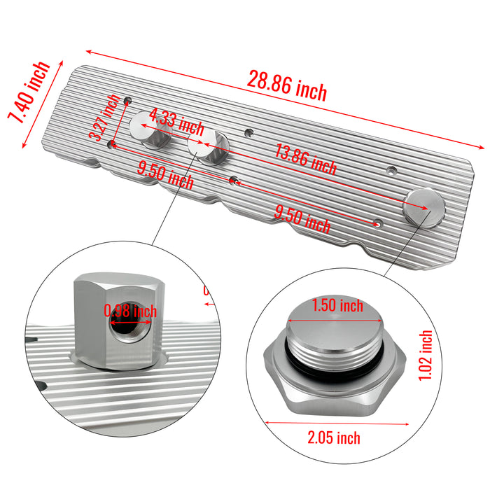 Seguler Billet Valve Cover for 2006-2024 5.9L/6.7L Dodge Ram  Cummins