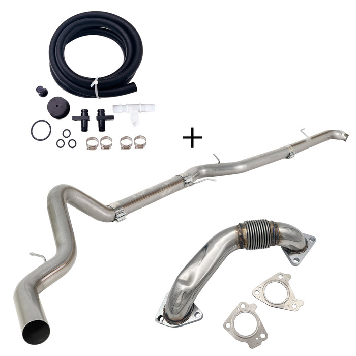 Seguler 4"/5" DPF Delete Dp-back & EGR delete kit for 2007.5-2010 6.6L Duramax LMM