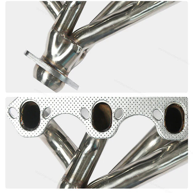 Seguler 1987-1996 Ford F150 F250 Bronco V8 Exhaust Header Manifold & Simulator Eliminator/Block Off Plate EGR valve delete Kit