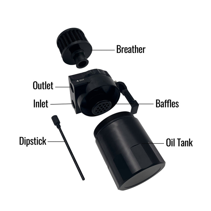 Seguler 2006-2024 5.9L/6.7 Ram Cummins  Billet Valve Cover & oil catch can