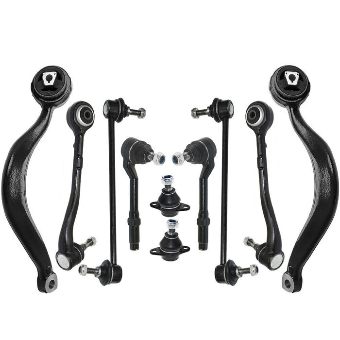 Seguler 2000-2006 BMW X5 E53 10PCS Front Control Arm Tie Rod Sway Bar Link Set Fit