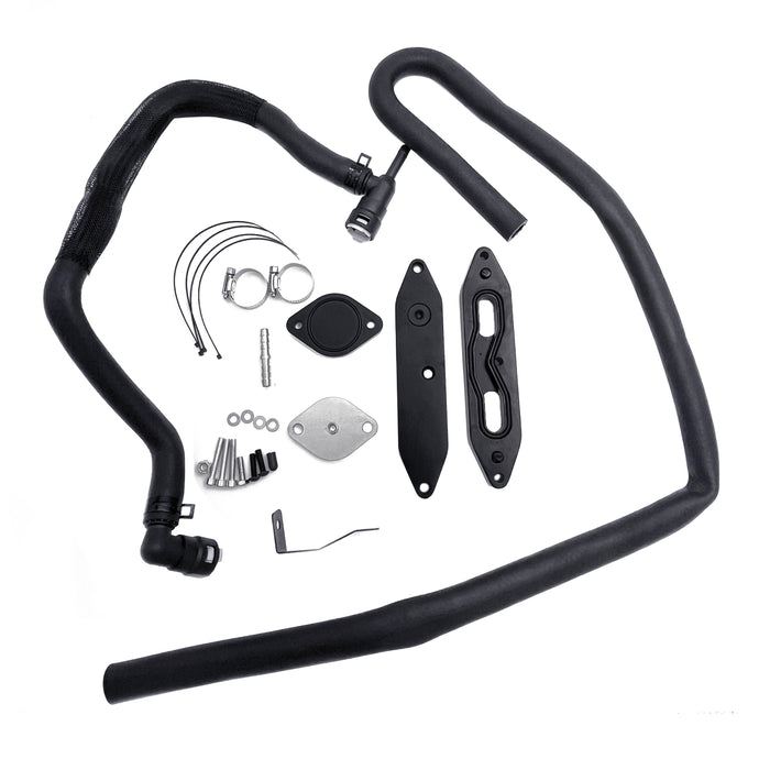 Seguler 2011-2023 6.7L Ford Powerstroke 4" Exhaust Delete Pipe & EGR Delete Kit