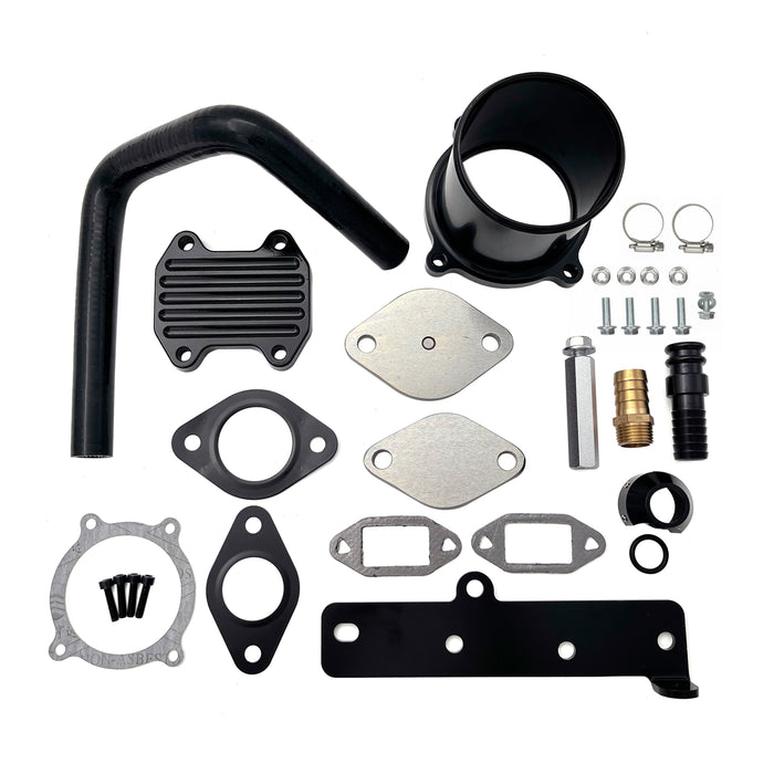 Seguler 5" Turbo Back DPF Delete Pipe & EGR Cooler Delete Kit for 2013-2018 6.7L Ram Cummins