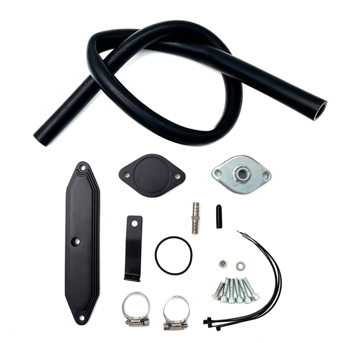 Seguler 4" Cat & DPF Delete Pipe & EGR Cooler Delete Kit for 2011-2023 6.7L Ford