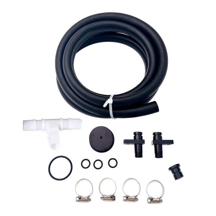 For 2004-2010 6.6L GMC Chevrolet Duramax Diesel Turbo Piping Kit CCV PCV Reroute Kit