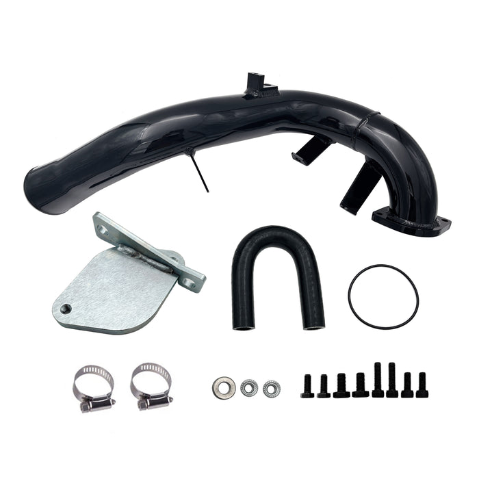 For 2007-2010 6.6L Duramax LMM EGR Delete Kit High Flow Intake Elbow Pipe Tube