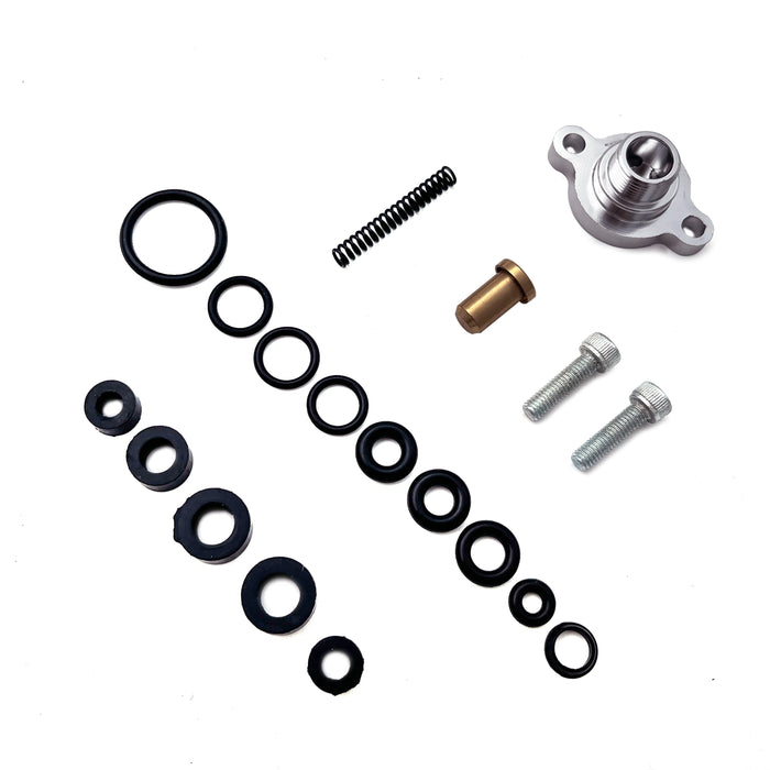 For 1999-2003 7.3L Ford F250 F350 F450 F550 Powerstroke Diesel Fuel Pressure Regulator Valve Cap Blue Spring Kit