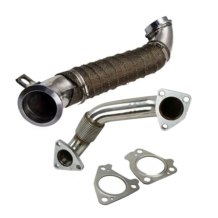 Seguler 2004.5-2010 6.6L Duramax Passenger Side Up-Pipe & 3" Downpipe Exhaust
