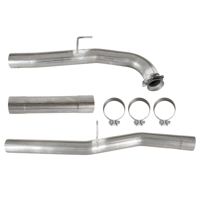 Seguler 4" DPF & CAT Delete Race Pipe for 2017-2023 6.6L Chevy GMC Duramax L5P