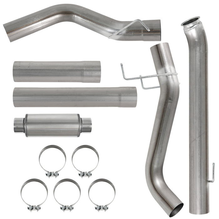 Seguler 4"/5" DPF Delete Dp-Back pipe for 2019-2024 6.7L Ram Cummins (With Muffler)