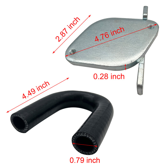 Seguler 2007.5-2010 6.6L Duramax LMM Passenger Up-Pipe & EGR Delete Kit w/intake