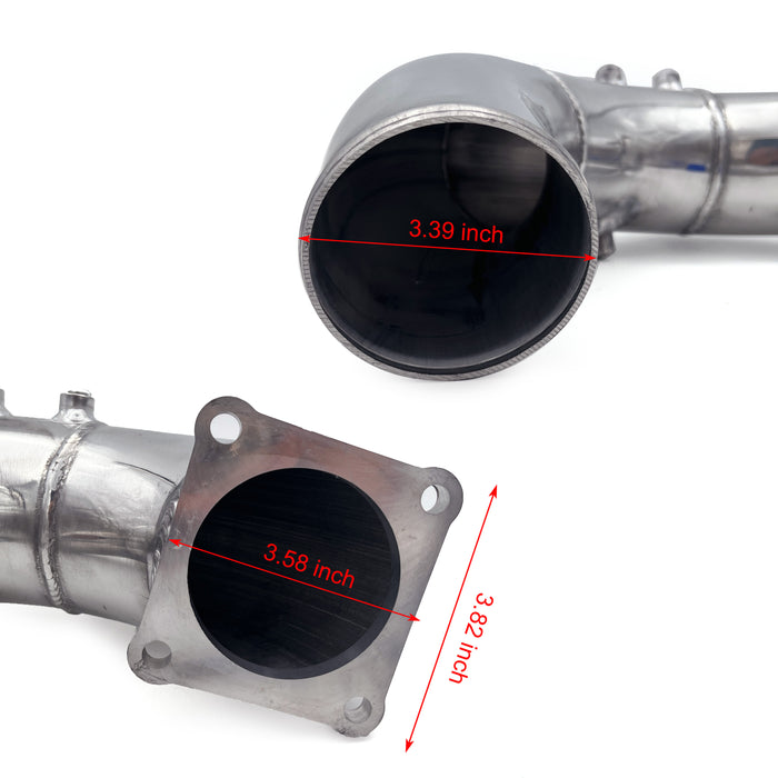 For 1994-1998 5.9L 12V Dodge Cummins Diesel 3.5" Air Intake Elbow Charge Pipe Generic