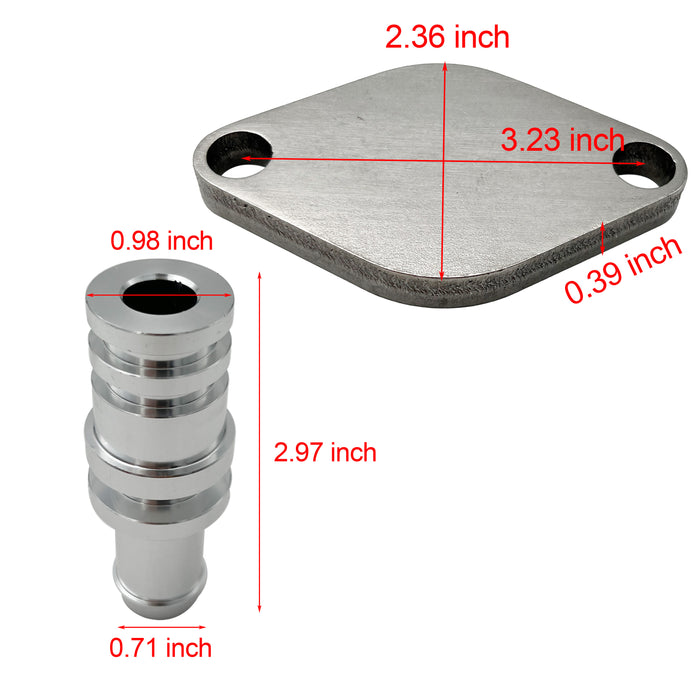 Seguler 2009-2024 6.7L Ram Cummins 2500 3500 EGR Valve Cooler Delete Kit