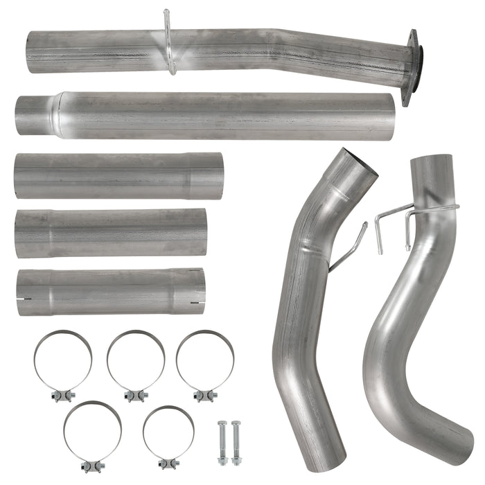 Seguler 5" Downpipe Back DPF Delete Pipe for 2008-2010 Ford 6.4L Powerstroke