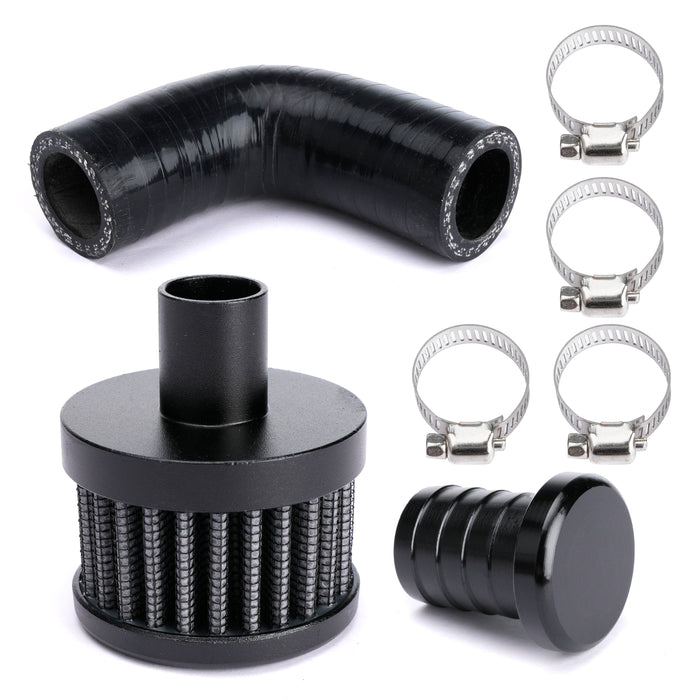 Seguler 4" Exhaust DPF Race Pipe & Throttle Cooler EGR Valve Delete Kit for 2010-2012 6.7L Dodge Ram Cummins