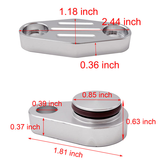 For 1985-1988 305 TPI & 1987-1988 350 TPI Engines EGR Block Off Delete Plug Kit