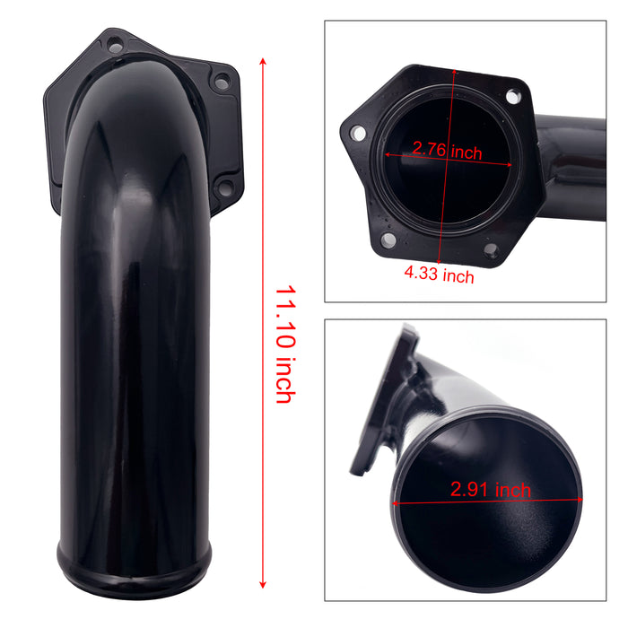 Seguler 4" Cat & DPF Delete Pipe & EGR Delete Kit for 2008-2010 6.4L Ford Powerstroke