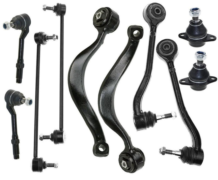Seguler 2000-2006 BMW X5 E53 10PCS Front Control Arm Tie Rod Sway Bar Link Set Fit