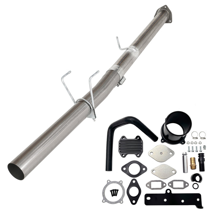 Seguler 2013-2018 6.7L Dodge Ram Cummins 4" Diesel Tube Pipe Exhaust & Cooler Throttle EGR Valve Delete
