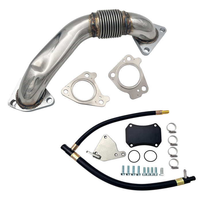 Seguler 2011-2016 6.6L GMC Chevy Duramax Diesel LML Up-Pipe & EGR Valve Cooler Delete Kit