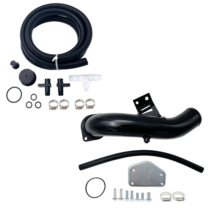 Seguler 2004-2005 6.6L Duramax LLY 4" DP-Back DPF delete Pipe & EGR Delete Kit