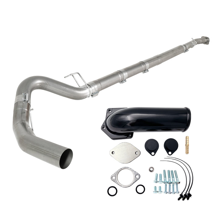 Seguler 5" Dp-Back DPF Delete Pipe & EGR Delete Kit for 2008-2010 6.4L Ford Powerstroke