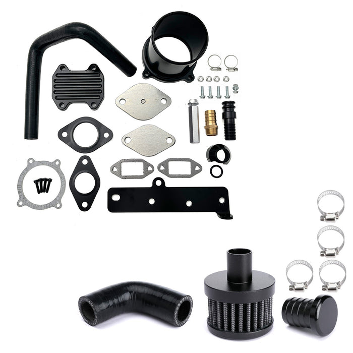 Seguler 4" DPF Delete Pipe & CCV EGR delete kit for 2013-2018 6.7L Ram cummins