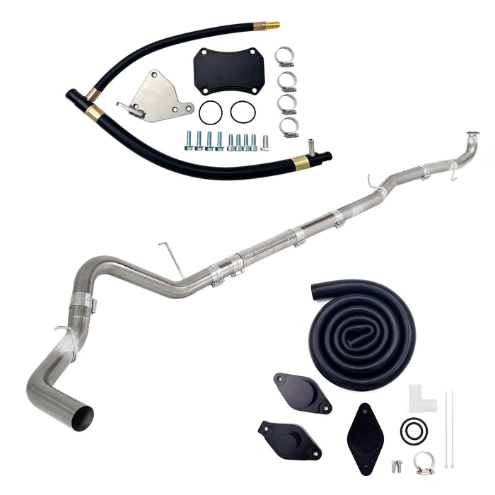 Seguler 2015.5-2016 LML 6.6L Duramax 4" DP-Back DPF Pipe/ EGR/CCV Delete Kit