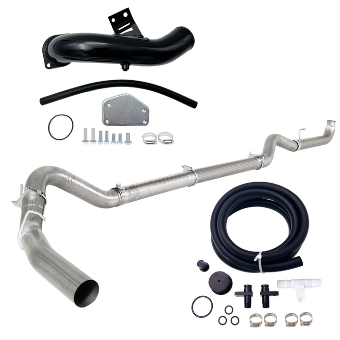 Seguler 2004-2005 6.6L Duramax LLY 4" DP-Back DPF delete Pipe & EGR Delete Kit