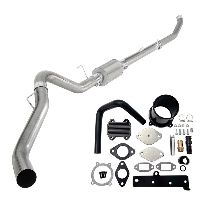 Seguler 5" Turbo Back DPF Delete Pipe & EGR Cooler Delete Kit for 2013-2018 6.7L Ram Cummins