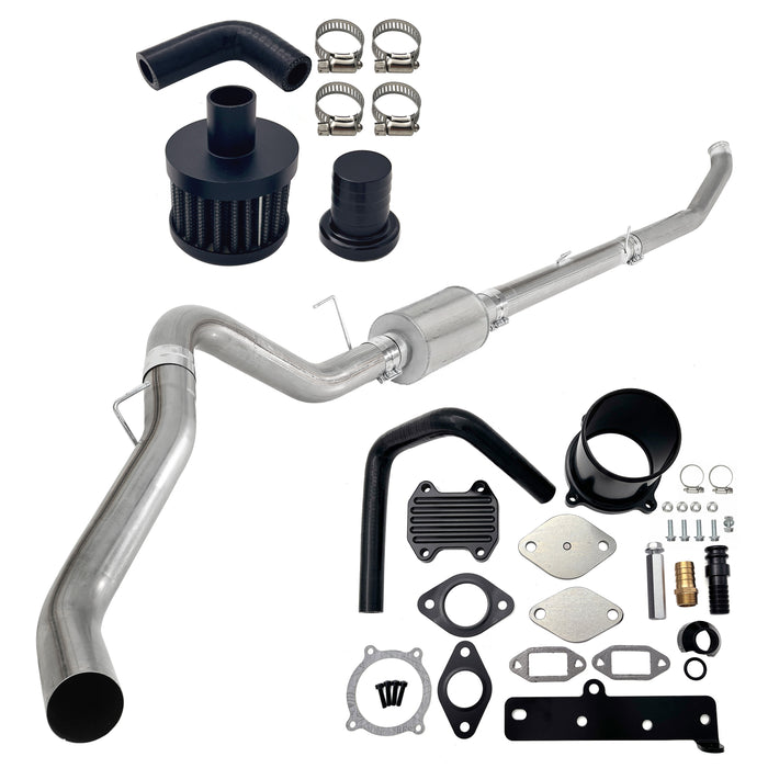 Seguler 5" Turbo Back DPF/CCV/EGR Cooler Delete Kit for 2013-2018 6.7L RAM Cummins