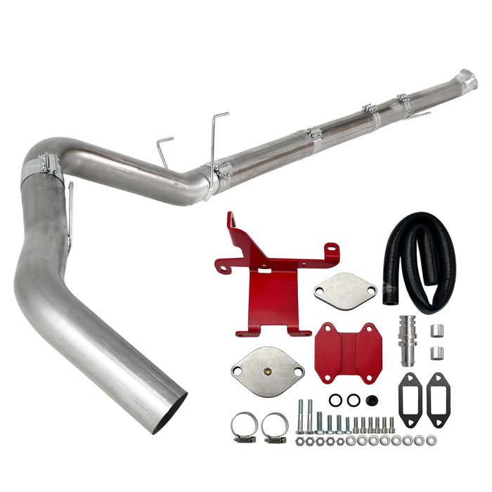 Seguler 4"/5" DPF Delete Dp-Back pipe & EGR Delete Kit for 2019-2024 6.7L Ram