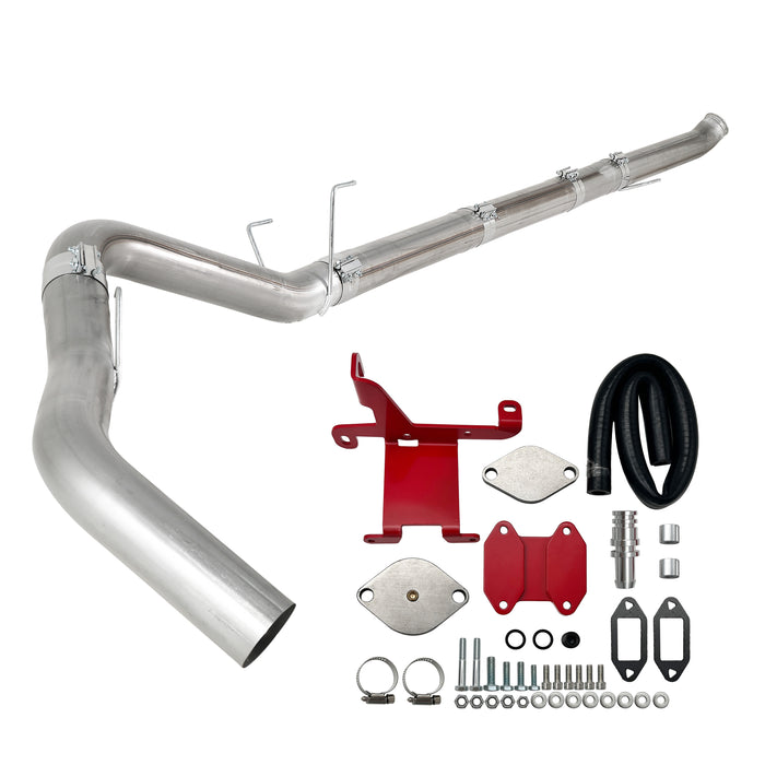 Seguler 4"/5" DPF Delete Dp-Back pipe & EGR Delete Kit for 2019-2024 6.7L Ram