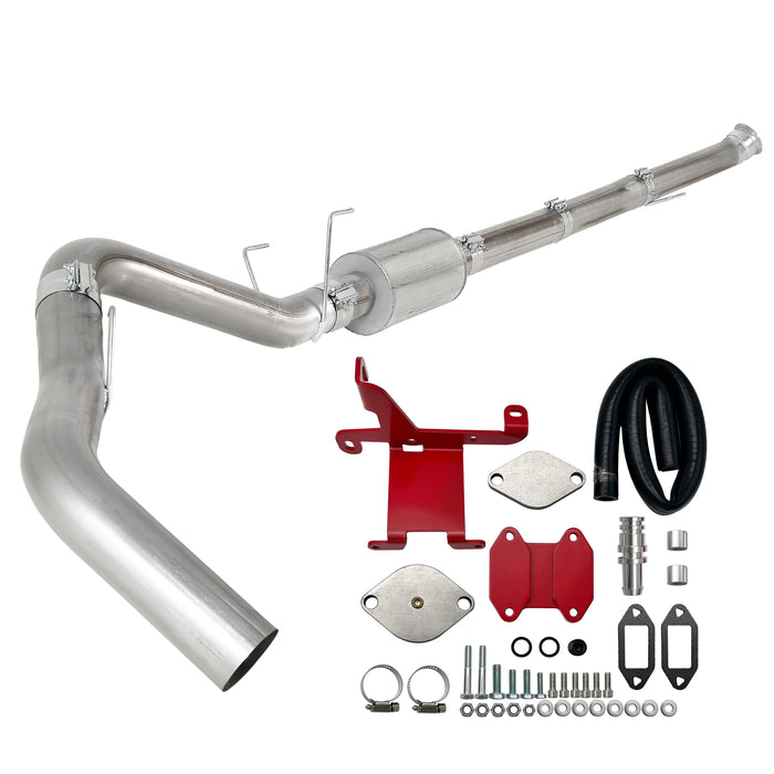 Seguler 4"/5" DPF Delete Dp-Back pipe & EGR Delete Kit for 2019-2024 6.7L Ram