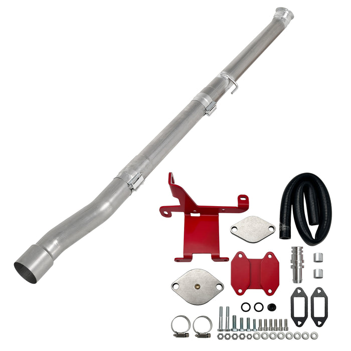 Seguler 4"/5" DPF Delete Dp-Back pipe & EGR Delete Kit for 2019-2024 6.7L Ram