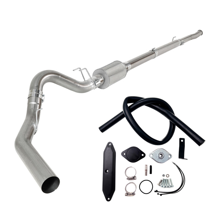 Seguler 4"/5" Dp-Back DPF Delete Pipe & EGR Delete for 2011-2022 6.7L Ford Powerstroke