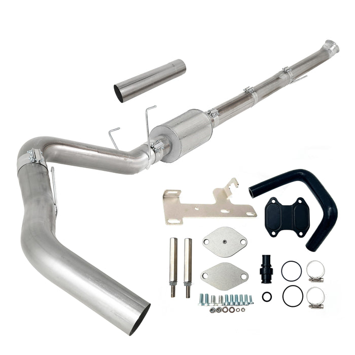 Seguler 2019-2024 6.7L Ram Cummins 4"/5" DP-Back DPF delete pipe w/EGR Delete kit