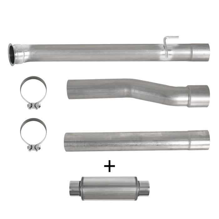 Seguler 2019-2024 6.7L Ram Cummins 4"/5" DP-Back DPF delete pipe w/EGR Delete kit