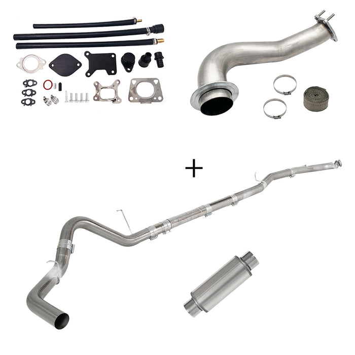 Seguler 2017-2023 6.6L Duramax L5P DPF/CCV/EGR Delete & Downpipe w/Can Bus kit