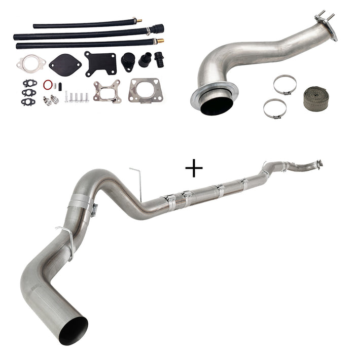 Seguler 2017-2023 6.6L Duramax L5P DPF/CCV/EGR Delete & Downpipe w/Can Bus kit