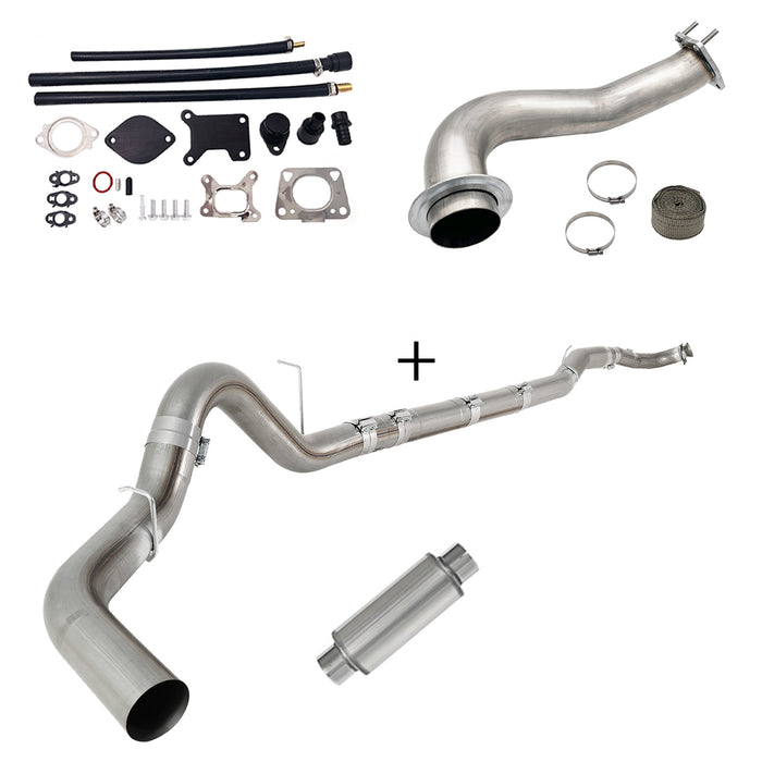 Seguler 2017-2023 6.6L Duramax L5P DPF/CCV/EGR Delete & Downpipe w/Can Bus kit